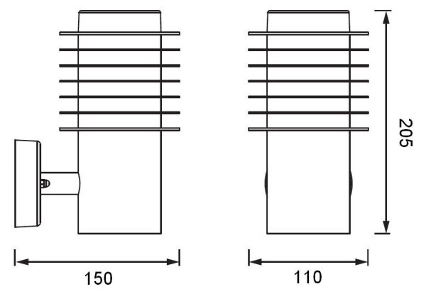 Ledvance - LED Vonkajšie nástenné svietidlo RONDO LED/9W/230V IP44