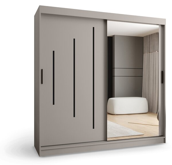 Šatníková skriňa Rubino Y2 200x200x62 - kašmír