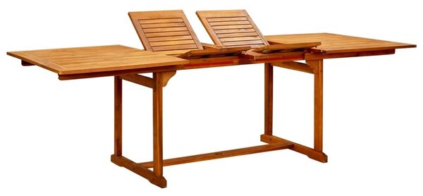 Maison Exclusive - Záhradný jedálenský stôl (160-240)x100x75 cm akáciový masív