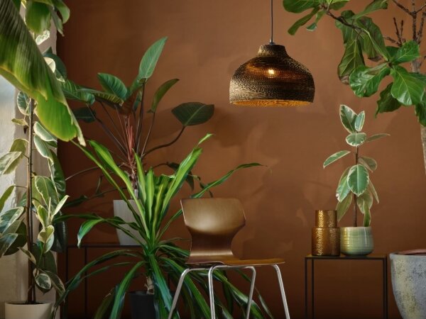 Ledvance - Luster na lanku DECOR CARDBOARD 1xE27/15W/230V pr. 36 cm