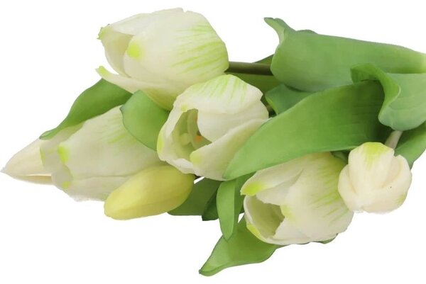 Kytica 7ks ružových realistických tulipánov Tulips - 43cm - daan kromhout