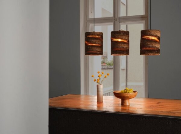 Ledvance - Luster na lanku DECOR CARDBOARD 3xE27/15W/230V