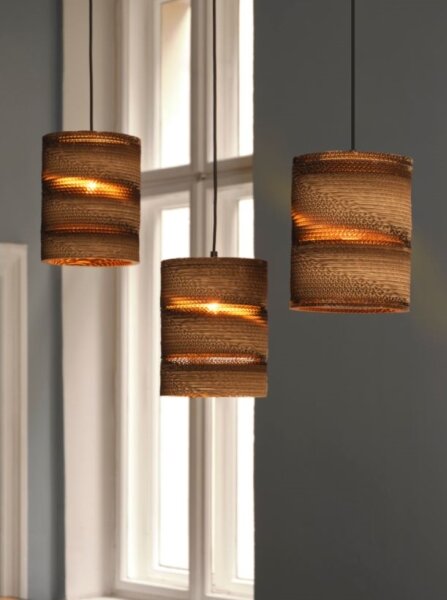 Ledvance - Luster na lanku DECOR CARDBOARD 3xE27/15W/230V
