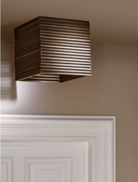 Ledvance - Stropné svietidlo DECOR CARDBOARD 1xE27/15W/230V 25x25 cm