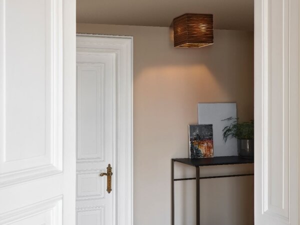 Ledvance - Stropné svietidlo DECOR CARDBOARD 1xE27/15W/230V 25x25 cm