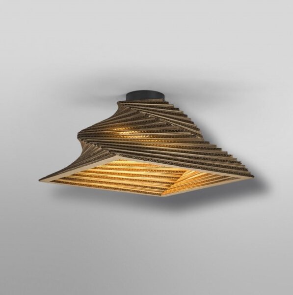 Ledvance - Stropné svietidlo DECOR CARDBOARD 1xE27/15W/230V 40x40 cm