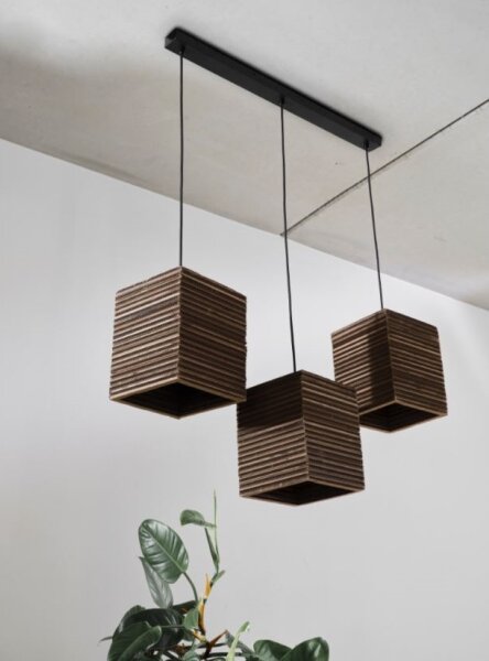 Ledvance - Luster na lanku DECOR CARDBOARD 3xE27/15W/230V