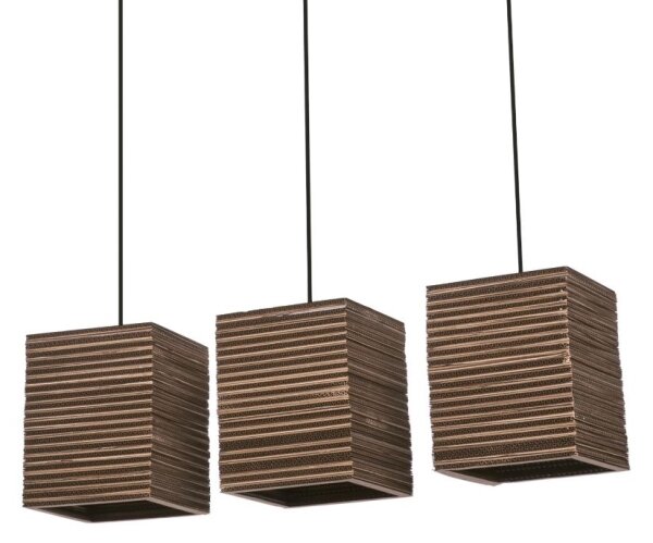 Ledvance - Luster na lanku DECOR CARDBOARD 3xE27/15W/230V