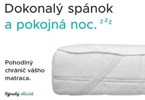 Nepremokavý chránič na matrac FROTÉ 80x160 cm