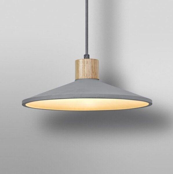 Ledvance - Luster na lanku DECOR CONCRETE 1xE27/15W/230V pr. 32 cm betón šedá