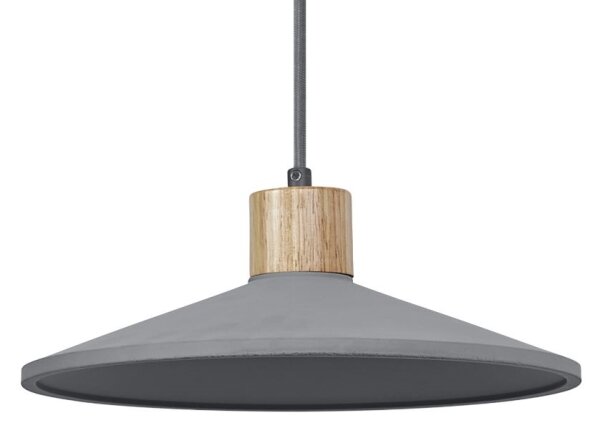 Ledvance - Luster na lanku DECOR CONCRETE 1xE27/15W/230V pr. 32 cm betón šedá