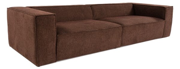 Hanah Home Štvormiestna pohovka Lora 300 cm hnedá