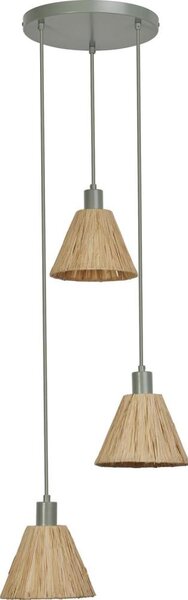 Ledvance - Luster na lanku DECOR RAFFIA 3xE27/15W/230V rafia