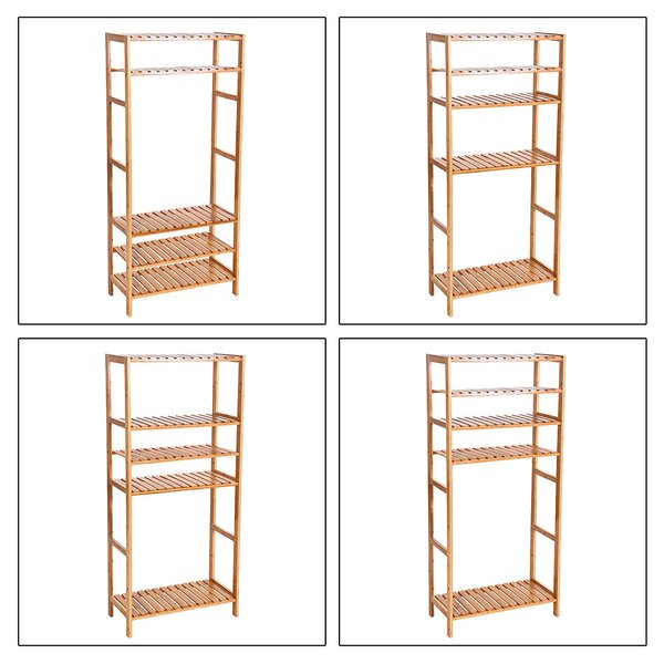SONGMICS Praktický regál SKU Curtis hnedý