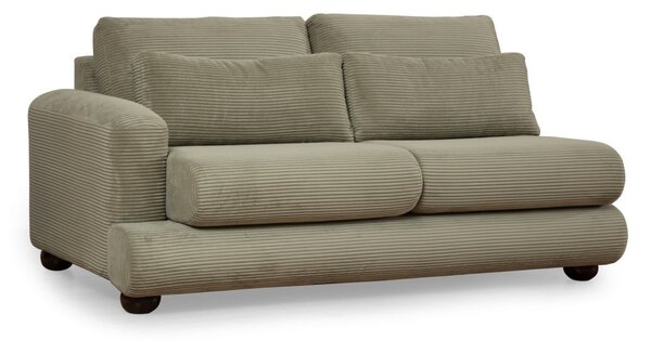 Hanah Home Štvormiestna pohovka River 330 cm pravá zelená