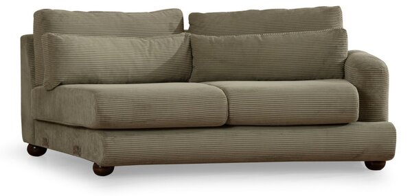 Hanah Home Štvormiestna pohovka River 330 cm pravá zelená