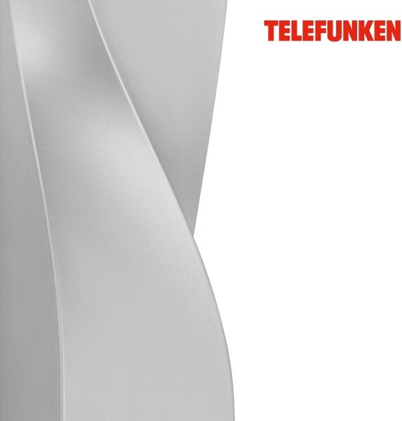 Telefunken 312704TF-LED Vonkajšie nástenné svietidlo 2xLED/5,5W/230V IP44 strieborná