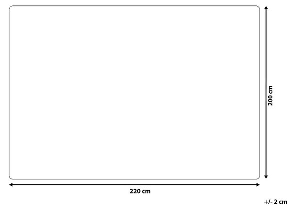 Deka zlatohnedá polyester 200 x 220 cm bez vzoru jednofarebná s brmbolcami prikrývka moderný štýl doplnky obývačka spálňa