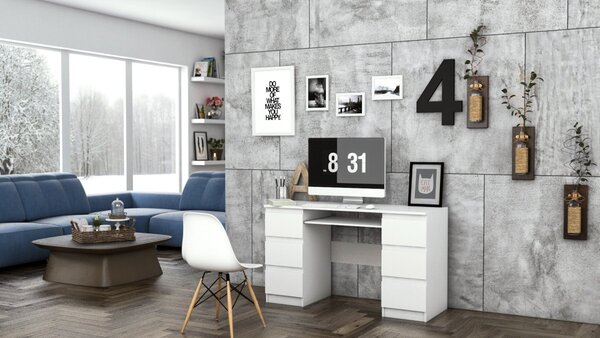 TP Living Písací stôl KUBA biely