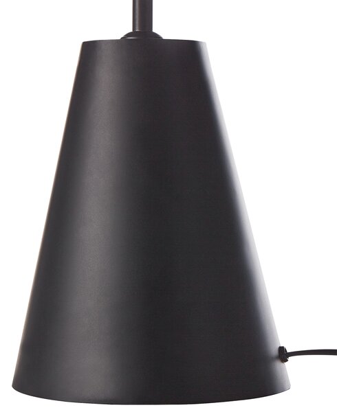 Stolná lampa čierna kovová železo moderný minimalistický štýl obývacia izba spálňa
