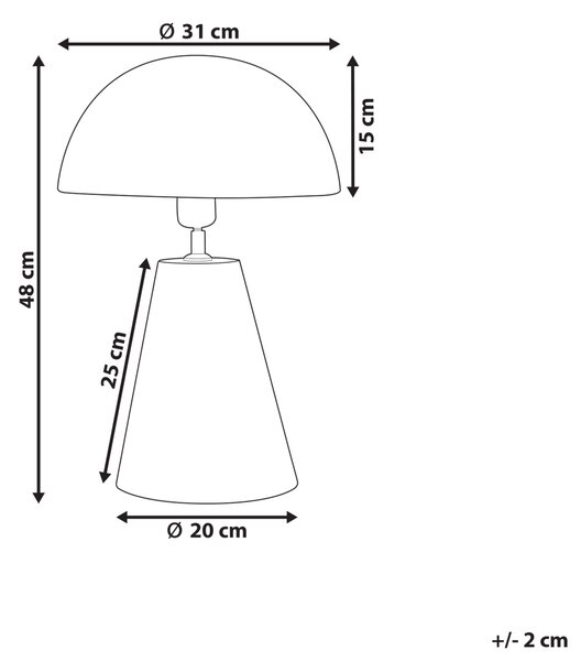Stolná lampa čierna kovová železo moderný minimalistický štýl obývacia izba spálňa
