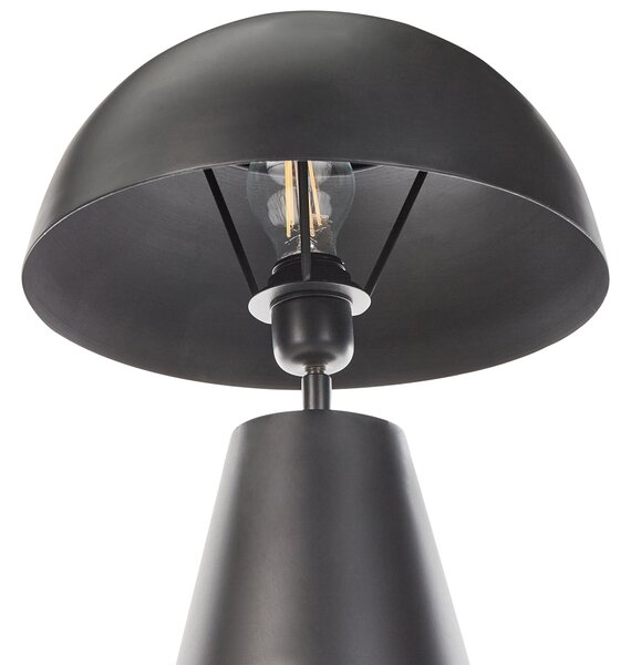 Stolná lampa čierna kovová železo moderný minimalistický štýl obývacia izba spálňa