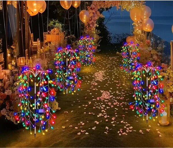 Solárne záhradné svietidlo „Feuerwerkbaum“ Multicolor 72 cm – 120 LED, solárna lampa pre vonkajie pouitie