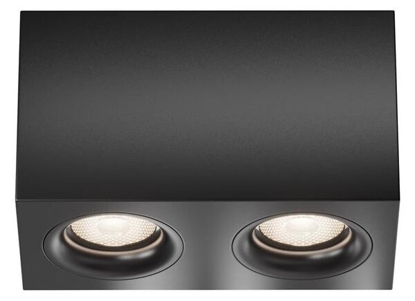 Maytoni C013CL-02B - Bodové svietidlo SLIM 2xGU10/50W/230V čierna