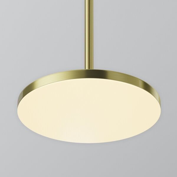 Maytoni P076PL-L12W3K-BS - LED Luster na lanku PLATO LED/12W/230V 3000K zlatá
