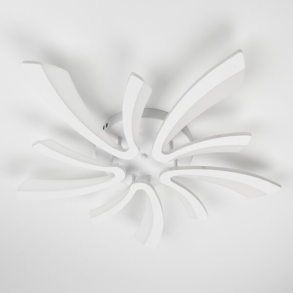 Brilagi - LED Stmievateľný prisadený luster TWIST LED/55W/230V 3000-6500K biela + DO