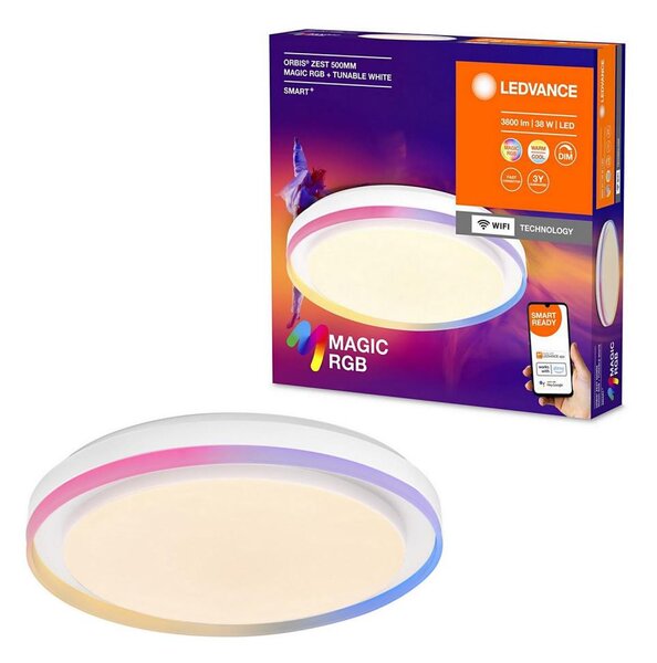 Ledvance - LED RGBW Stmievateľné stropné svietidlo SMART+ MAGIC LED/38W/230V Wi-Fi