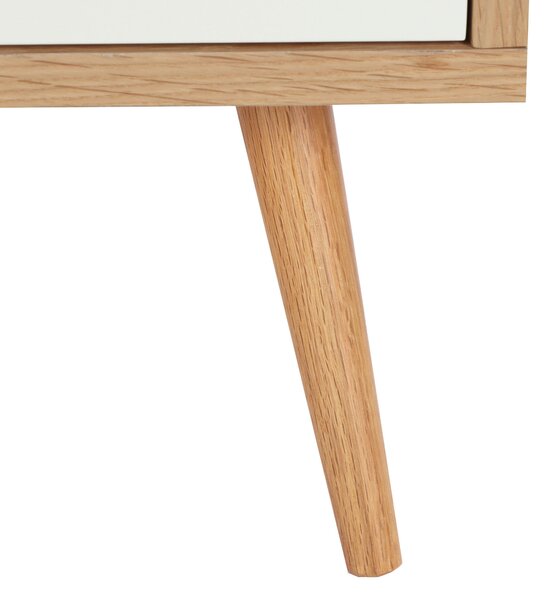 NOČNÝ STOLÍK, dub, biela, farba duba, 50/55/40 cm Boxxx - Online Only spálne, Online Only