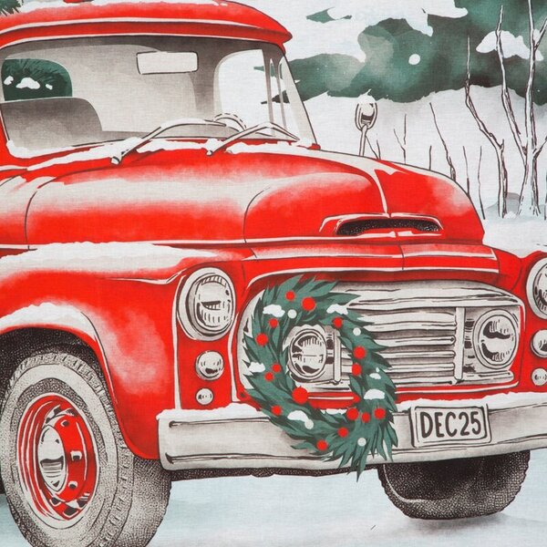 Metráž VIANOČNÉ POSTEĽNÉ OBLIEČKY XMAS 140X200CM 70X80CM/X1