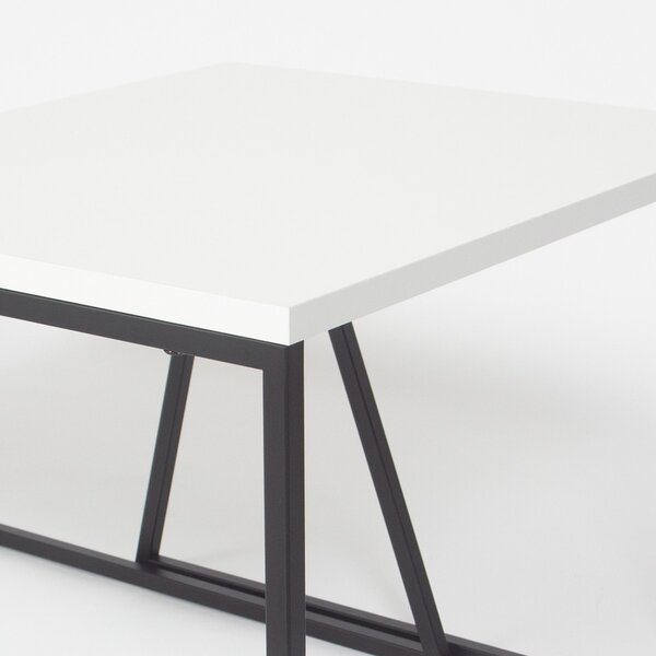 Kalune Design Súprava 2 konferenčných stolíkov Sehpa biela