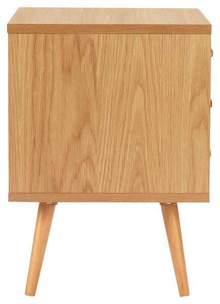 NOČNÝ STOLÍK, dub, biela, farba duba, 50/55/40 cm Boxxx - Online Only spálne, Online Only