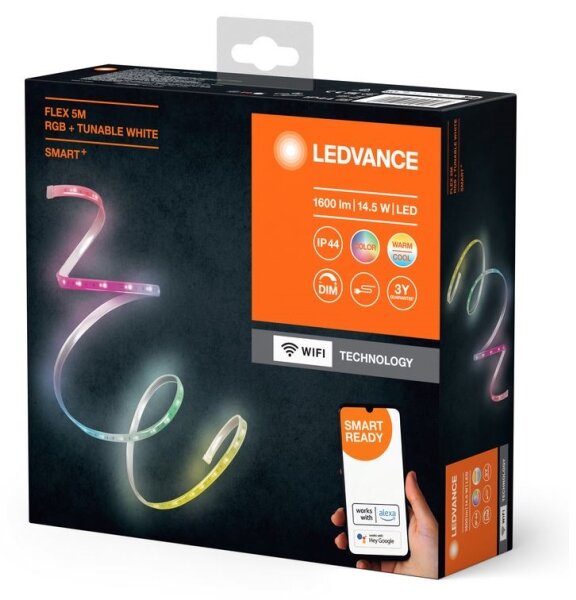 Ledvance - LED RGB+TW Stmievateľný vonkajší pásik FLEX 5m LED/14,5W/230V Wi-Fi