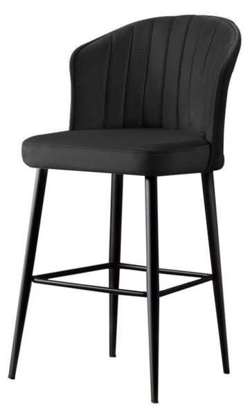 Kalune Design Súprava 2 ks barových stoličiek RUBI čierna