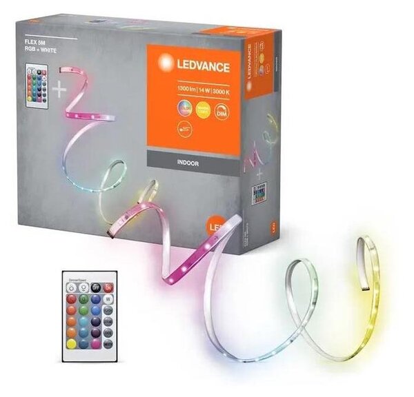 Ledvance - LED RGBW Stmievateľný pásik FLEX 5m LED/14W/230V + DO