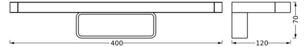 Ledvance - LED Kúpeľňové osvetlenie zrkadla DISC BAR LED/7W/230V 3000/4000K IP44