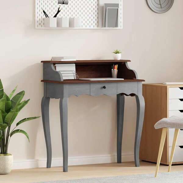Maison Exclusive – Písací stôl z masívneho mahagónového dreva 80 x 40 x 92 cm