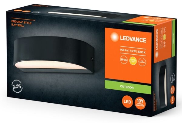 Ledvance - LED Vonkajšie nástenné svietidlo ENDURA STYLE ILAY 2xLED/3,8W/230V IP65