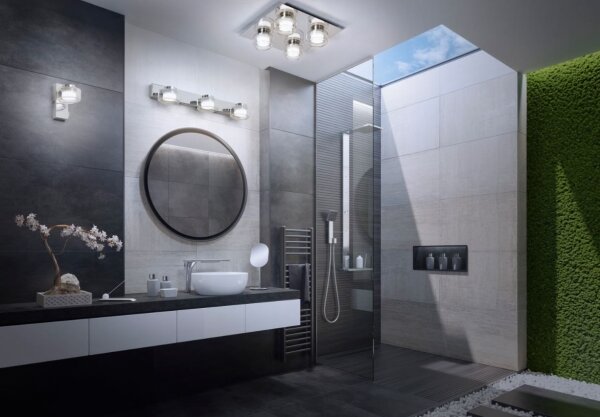 Ledvance-LED Kúpeľňové nástenné svietidlo ORBIS FLAME 3xLED/5,5W/230V IP44 chróm