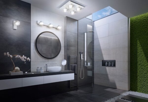 Ledvance -LED Kúpeľňové nástenné svietidlo ORBIS FLAME 3xLED/5,5W/230V IP44 biela