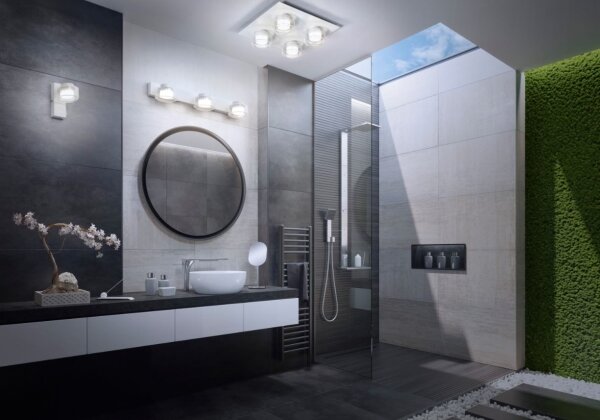 Ledvance -LED Kúpeľňové nástenné svietidlo ORBIS FLAME 2xLED/5,5W/230V IP44 biela