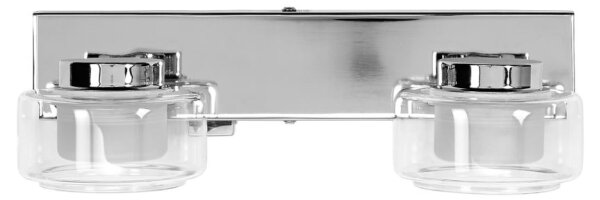 Ledvance-LED Kúpeľňové nástenné svietidlo ORBIS FLAME 2xLED/5,5W/230V IP44 chróm
