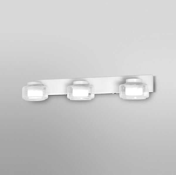 Ledvance -LED Kúpeľňové nástenné svietidlo ORBIS FLAME 3xLED/5,5W/230V IP44 biela