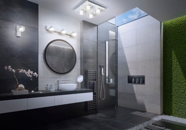 Ledvance - LED Kúpeľňové stropné svietidlo ORBIS FLAME 4xLED/5,5W/230V IP44 biela