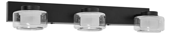Ledvance-LED Kúpeľňové nástenné svietidlo ORBIS FLAME 3xLED/5,5W/230V IP44 čierna