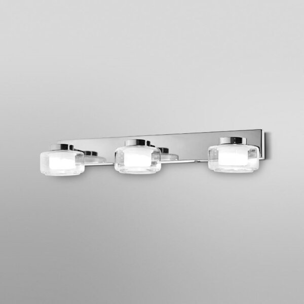 Ledvance-LED Kúpeľňové nástenné svietidlo ORBIS FLAME 3xLED/5,5W/230V IP44 chróm