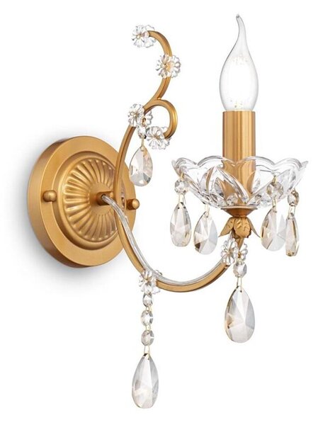 Maytoni DIA004-01-G - Nástenné svietidlo SEVILLA 1xE14/60W/230V